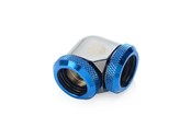 DIY vattenkylning - Bitspower Black Sparkle / Royal Blue Enhance 90-Degree Dual Multi-Link Adapter For OD 16MM - BP-BSE90DML16-RBL