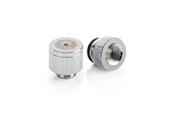DIY vattenkylning - Bitspower water-exhaust fitting (Glorious Silver) (2 PCS ) - BPTA-EFW-V2-GS