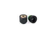 DIY vattenkylning - Bitspower water-exhaust fitting (Glorious Black) (2 PCS ) - BPTA-EFW-V2-GB