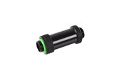 DIY vattenkylning - Bitspower Matt Black Dual G1/4" Adjustable Aqua Link Pipe II (41-69MM) - BP-MBDG14AALPII