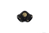 DIY vattenkylning - Bitspower Matt Black Enhance 90-Degree Dual Multi-Link Adapter For OD 12MM - BP-MBE90DML