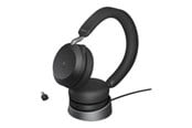 Hörlurar / Headset - Jabra Evolve2 75 Link380c MS Stereo Stand Black - 27599-999-889