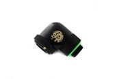 DIY vattenkylning - Bitspower Matt Black Enhance Rotary G1/4" 90-Degree Multi-Link Adapter For OD 12MM - BP-MBE90RML