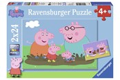 Pusselspel - Ravensburger Peppa Pig Happy Family Life 2x24p - 10109082