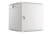 Rack chassis - Lanberg WF01-6612-00S Rack Cabinet 19" Wall Mount 12U 600x600 Self Assembled with Metal Door Grey - WF01-6612-00S