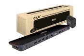 Dockning - Club 3D Triple Display Dynamic PD Charging Dock - docking station - USB-C - VGA HDMI DP - GigE - CSV-1564W65