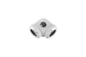 DIY vattenkylning - Bitspower Deluxe White Enhance 90-Degree Dual Multi-Link Adapter For OD 12MM - BP-DWE90DML