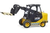 Leksaksbil - Bruder JCB Telefork with pallet - BR2512