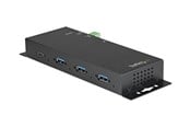 USB Hub - StarTech.com 4 Port USB C Hub 10Gbps - Metal Industrial USB 3.2/3.1 Gen 2 Type-C Hub - 3A/1C - USB-C or USB-A Host - Mountable - ESD/Surge (HB31C3A1CME) - hub - 4 ports USB Hub - 4 porte - Svart - HB31C3A1CME