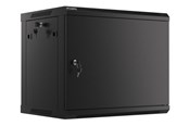 Rack chassis - Lanberg WF01-6409-00B - 9U Wall-Mount Rack Cabinet - WF01-6409-00B