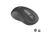 Mus - Logitech Signature M650 Large Wireless Graphite (Left Handed) - Mouse - Optic - 5 knappar - Svart - 910-006239