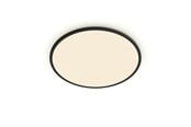 Lampor - Philips Superslim CL550 Ceiling lamp Ø430 mm LED 22W 2700K SceneSwitch IP20, Black - 929002666901