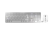 Tangentbord - Cherry DW 9100 - Tastatur & Mus set - Nordisk - Vit - JD-9100PN-1