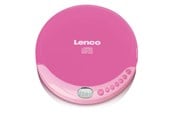 CD-spelare - Lenco Portable CD player in pink - CD-011PK