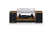 Skivspelare - Lenco Turntable with BT and 2 external speakers - Skivspelare Brown - LS-100WD