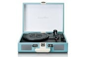 Skivspelare - Lenco Suitcase turntable with BT and built-in speakers - Skivspelare Blue - TT-110BUWH