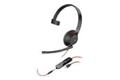 Hörlurar / Headset - Poly Blackwire C5210 USB-C Mono - 207587-201