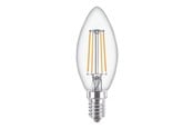 Glödlampor - Philips LED-glödlampa CorePro Candle 4,3W/827 (40W) Clear E14 - PH-34726700