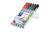 Skriv- och ritverktyg - Staedtler Universal pen Lumocolor non-p M 6pc - 315 WP6