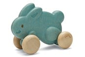 Babyleksaker - PLANTOYS Push along bunny - light blue - PT-5731