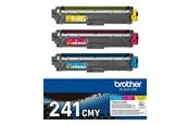Skrivartillbehör-bläck-toner - Brother TN241CMY / TN241 CMY 3-Pack Yellow Cyan Magenta Toner - TN241CMY
