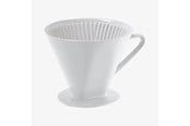 Kaffe och Espresso - Cilio Kaffetratt porslinsstorlek 6, vit - C105179