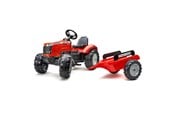 Ride Ons & Walkers - Falk Traktor med vagn Massey Ferguson - 808-150