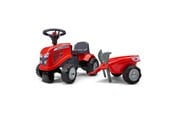 Ride Ons & Walkers - Falk Traktor m. trailer, kratta och skyffel Baby Massey Ferguson - 808-021