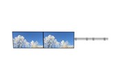 Väggfäste, AV-Möbel - HI-ND Videorow - bracket - for 3 LCD displays - Max 60 kg - recommended for 43" - VR4300-0301