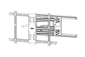 Väggfäste, AV-Möbel - Neomounts Select - Max 60 kg - recommended for 86" - WL40S-850BL18