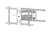 Väggfäste, AV-Möbel - Neomounts Select - Max 60 kg - recommended for 86" - WL40S-850BL18
