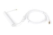 Tangentbord - DUTZO Coiled Aviator USB-C cable - White - Uppgradera tillbehör - Vit - DCA-UC-WHT