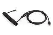 Tangentbord - DUTZO Coiled Aviator Micro-USB B cable - Black - Uppgradera tillbehör - Svart - DCA-UMB-BLK