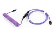 Tangentbord - DUTZO Coiled Aviator Micro-USB B cable - Purple - Uppgradera tillbehör - Lila - DCA-UMB-PUR