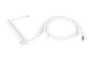 Tangentbord - DUTZO Coiled Aviator Micro-USB B cable - White - Uppgradera tillbehör - Vit - DCA-UMB-WHT