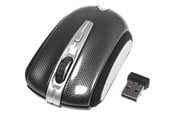 Mus - Deltaco MS-461 - Mouse optical 2 buttons wireless USB Black/Grey - Mouse - Optic - 2 knappar - Svart - MS-461