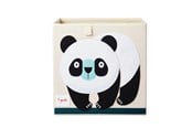 Barnrummet - 3 Sprouts Storage Box - Black & White Panda - IBXPND