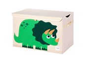 Barnrummet - 3 Sprouts Toy Chest - Green Dino - ITCDIN