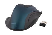Mus - Deltaco MS-708 wireless optical mouse 1200 DPI blue - Mouse - Optic - 3 knappar - Blå - MS-708