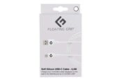 USB-kabel - Floating Grip 0.5M SILICONE USB-C CABLE (WHITE) - FG-USB-05-464W