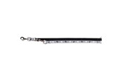 Hundar - Trixie Silver Reflect adjustable leash XS–S: 2.00 m/15 mm black/silver grey - TX12214