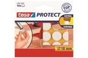 Tejp & lim - tesa Protect Anti-scratch felts Ø 18mm White - 57892-00000-01