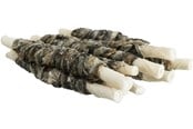 Hundar - Trixie Denta Fun Fish Chewing Rolls 12cm 75g (10-Pack) - TX31387