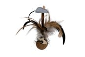 Katter - Trixie Roly-poly badminton with mouse/microchip plush 15 cm - TX45730