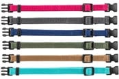 Hundar - Trixie Junior Set of puppy collars S–M: 17–25 cm/10 mm 6 pcs. fuchsia graphite indigo forest coral ocean - TX15552
