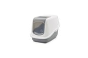 Katter - Savic Nestor Cat Toilet Home Grey White 56x39cm - K0227G