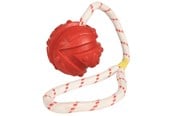 Hundar - Trixie Aqua Toy ball on a rope floatable rubber ø 7/35 cm - Assorted - TX33482