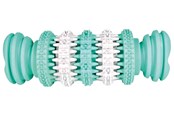 Hundar - Trixie Denta Fun Bone Tuggleksak av Naturgummi med Myntasmak Stor 15cm - TX32944