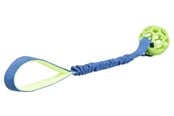 Hundar - Trixie Hundleksak Bungee-rep med TPR-boll för dragkamp - TX32869