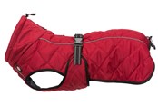 Hundar - Trixie Minot Dog Coat Red Size XS Stomach Circum: 28-46cm Back Length: 30cm - TX67981